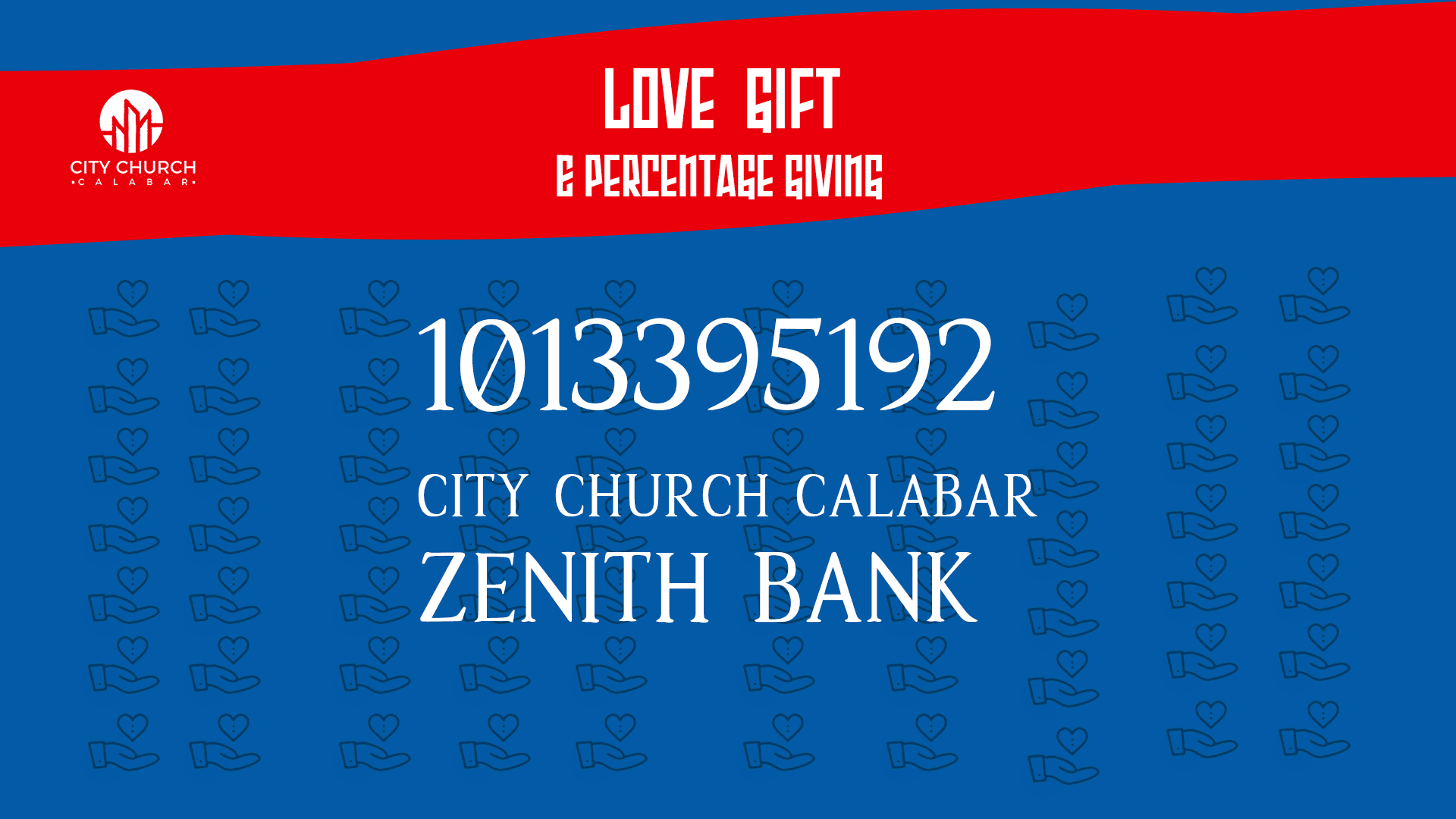 Give to Our Ministry background